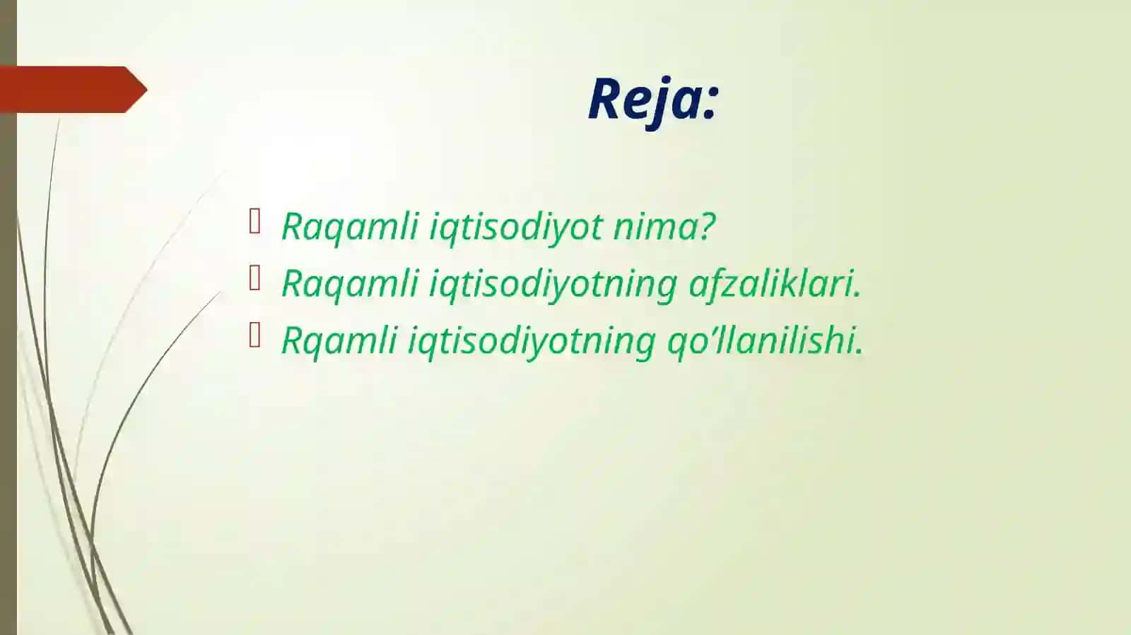 Raqamli iqtisodiyotning afzalliklari 2
