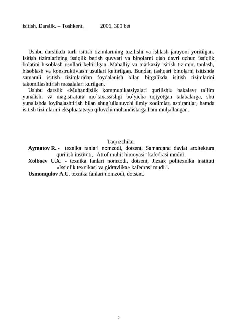 Binolarni isitish 2