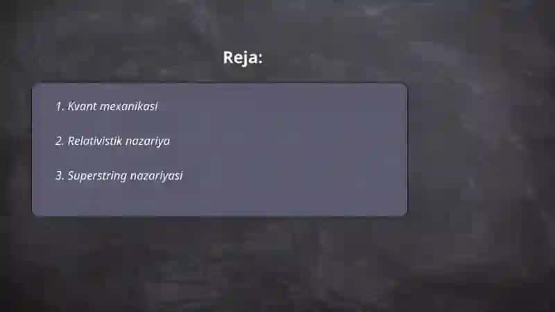 Kvant mexanikasi 2