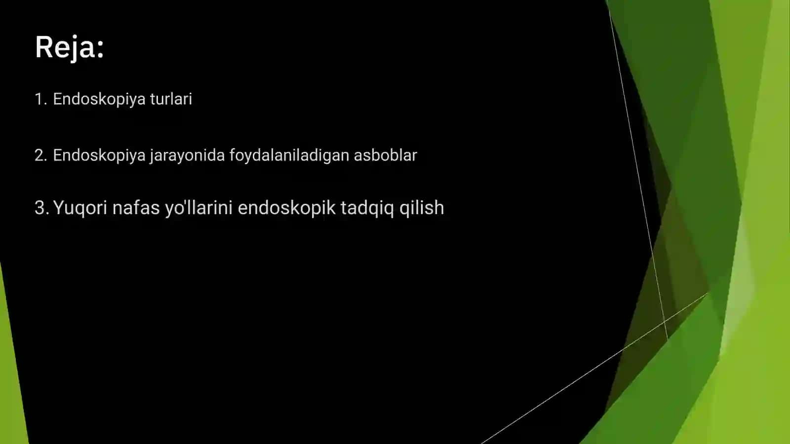 Tibbiyotda endoskopik usullarning qo’llanishi 2
