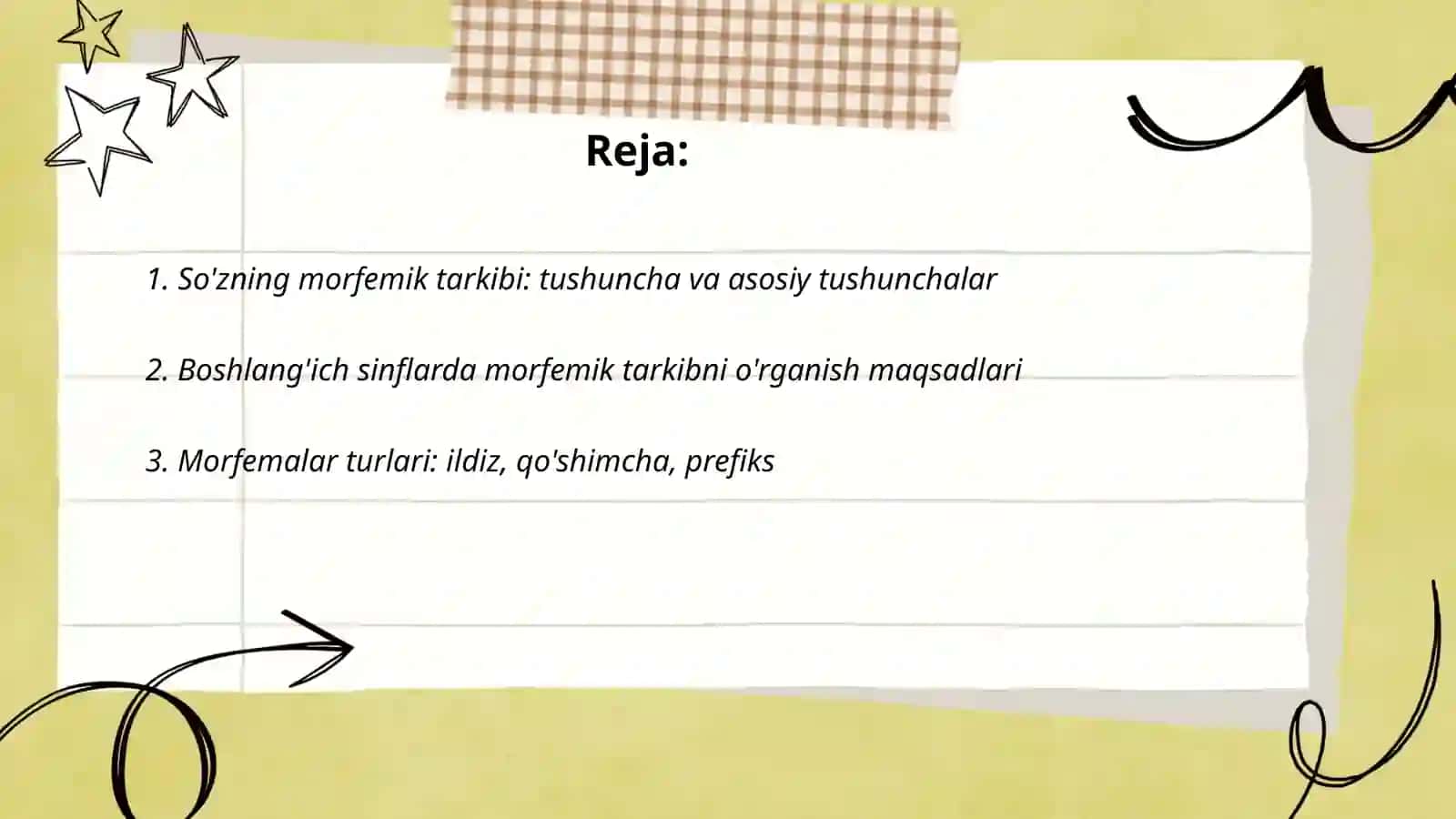 Boshlangʻich sinflarda soʻzning morfemik tarkibini oʻrganish metodikasi 2