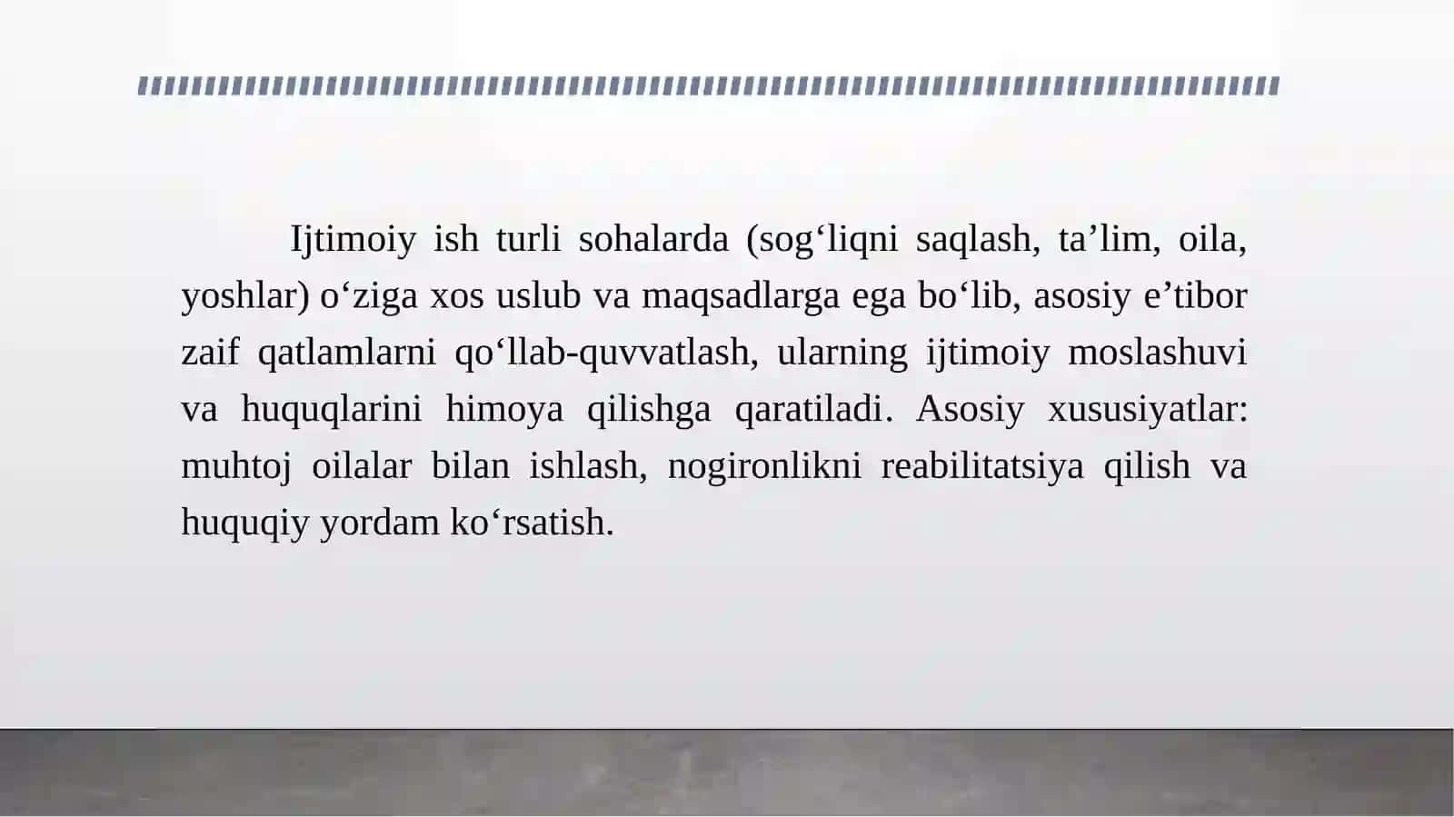 Turlisohalardagi ijtimoiyishning xususiyati 2