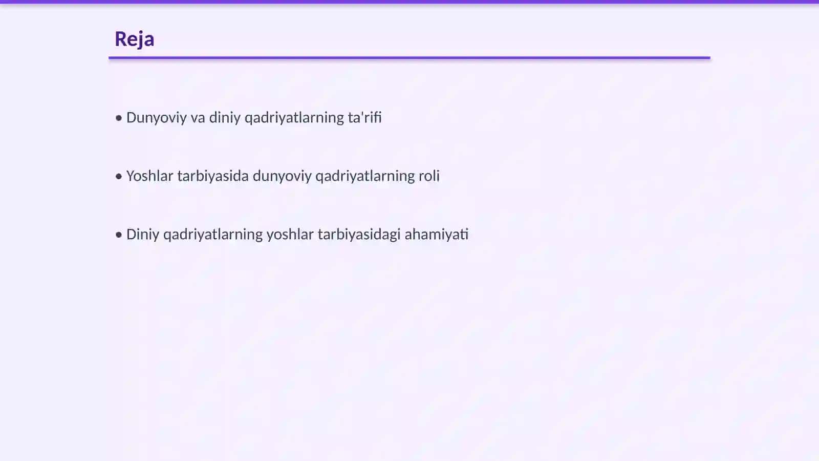 Dunyoviy hayot va diniy qadriyatlarning mutanosibligiga erishishning yoshlar tarbiyasiga ta`siri 2