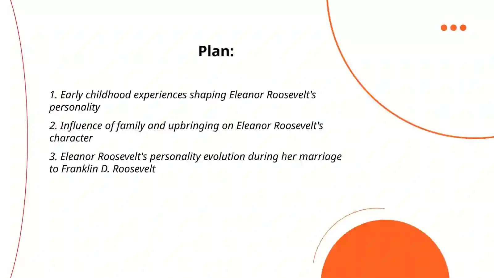 Eleanor Roosevelt's Personality Development 2