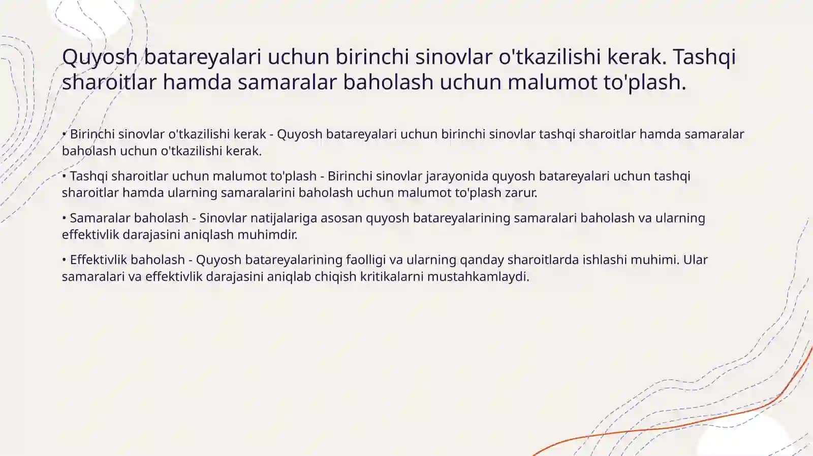 Quyosh batareyalari uchun materiallar tahlili 2