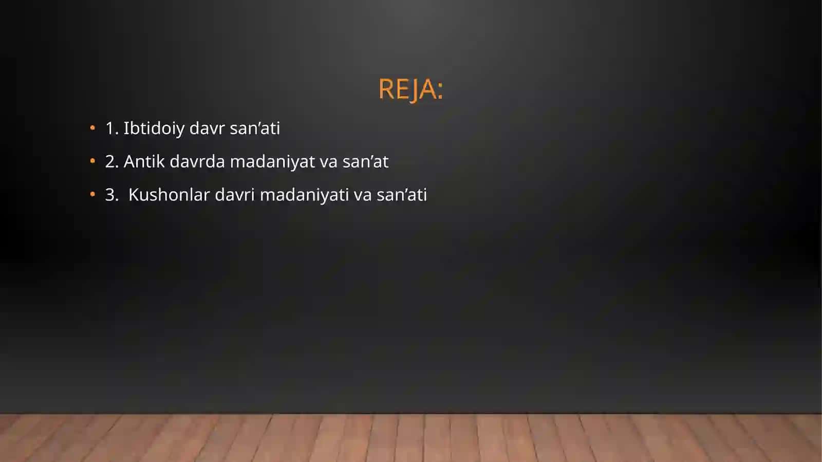 O‘zbekistonning eng qadimgi davr madaniyati va san’ati 2