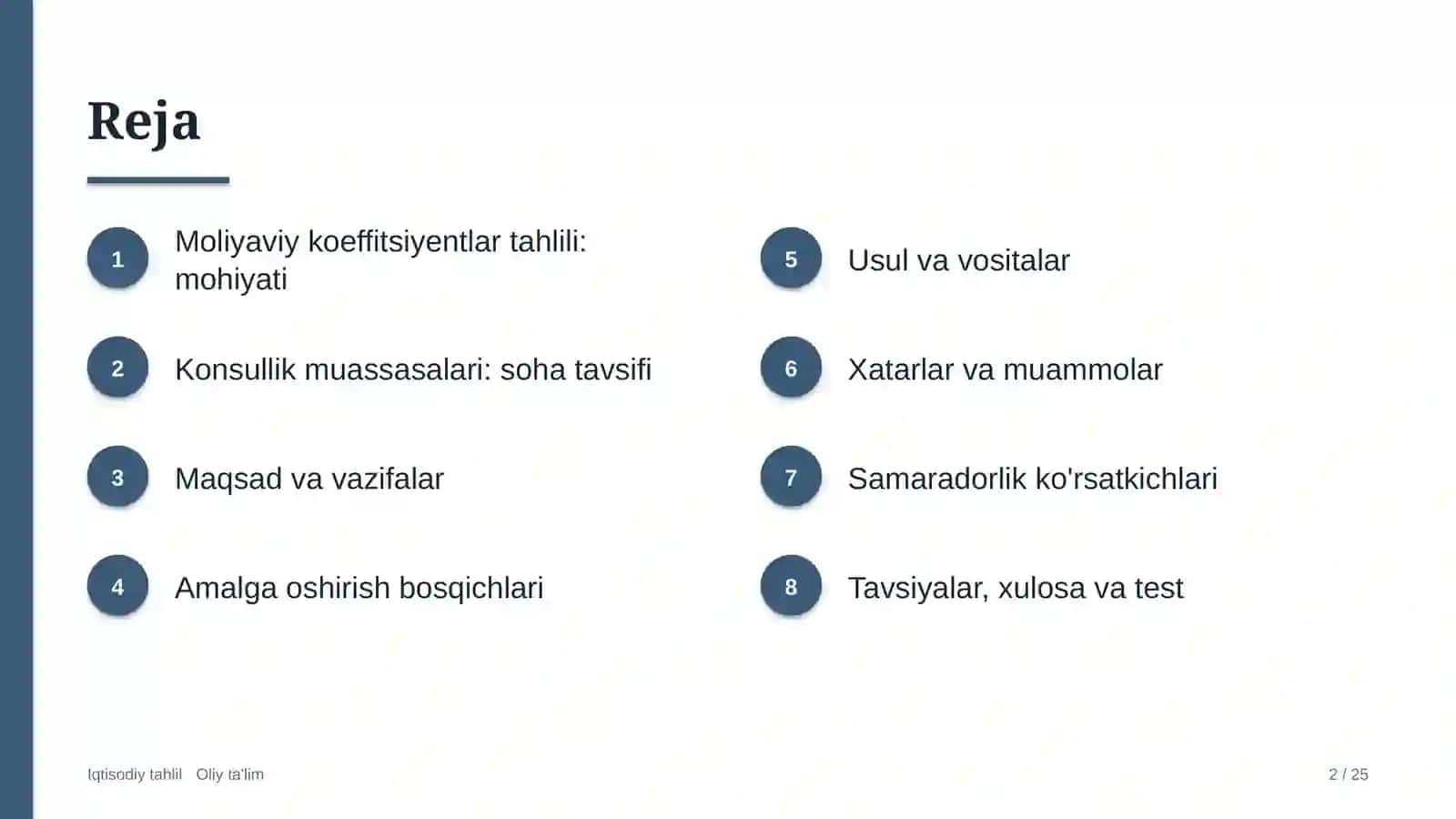 Konsullik muassasalarida moliyaviy koeffitsiyentlar tahlili 2