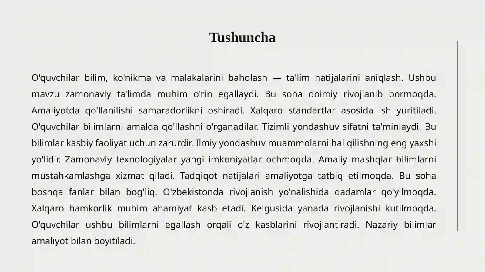 BAHOLASH TIZIMI 2