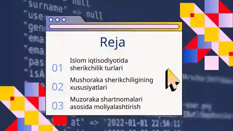 Islom iqtisodiyotida sherikchilik turlari 2