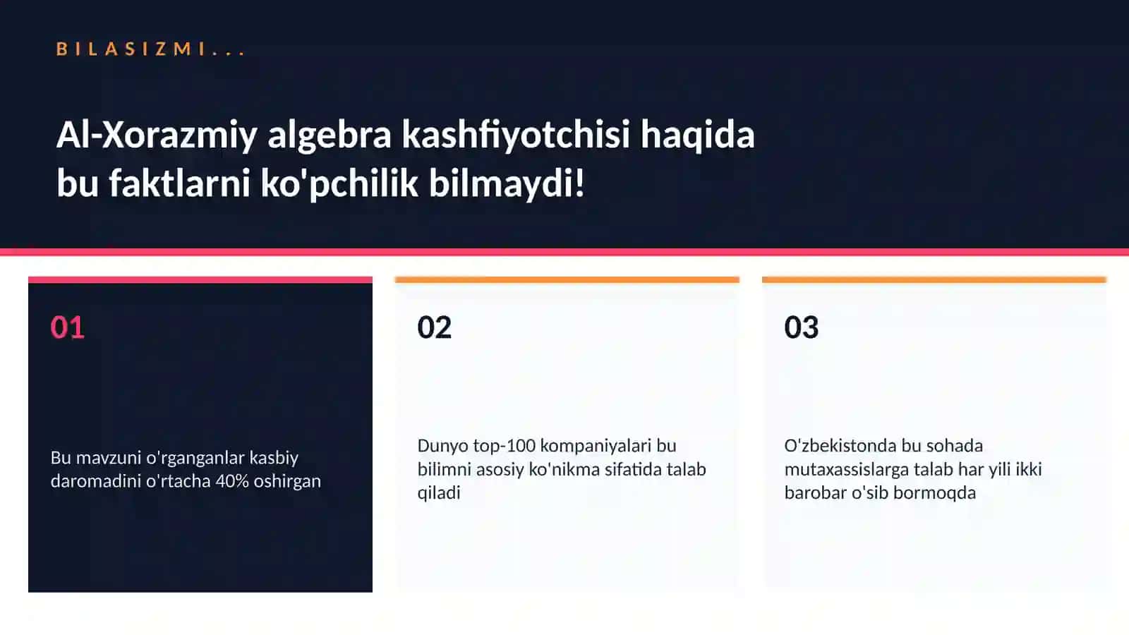 Al-Xorazmiy algebra kashfiyotchisi 2