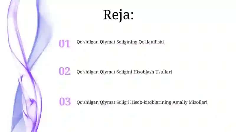 Qo'shilgan Qiymat Solig'i Hisob-kitoblarining Amaliy Misollari 2