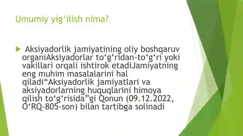 Umumiy yig‘ilishning turlari 2