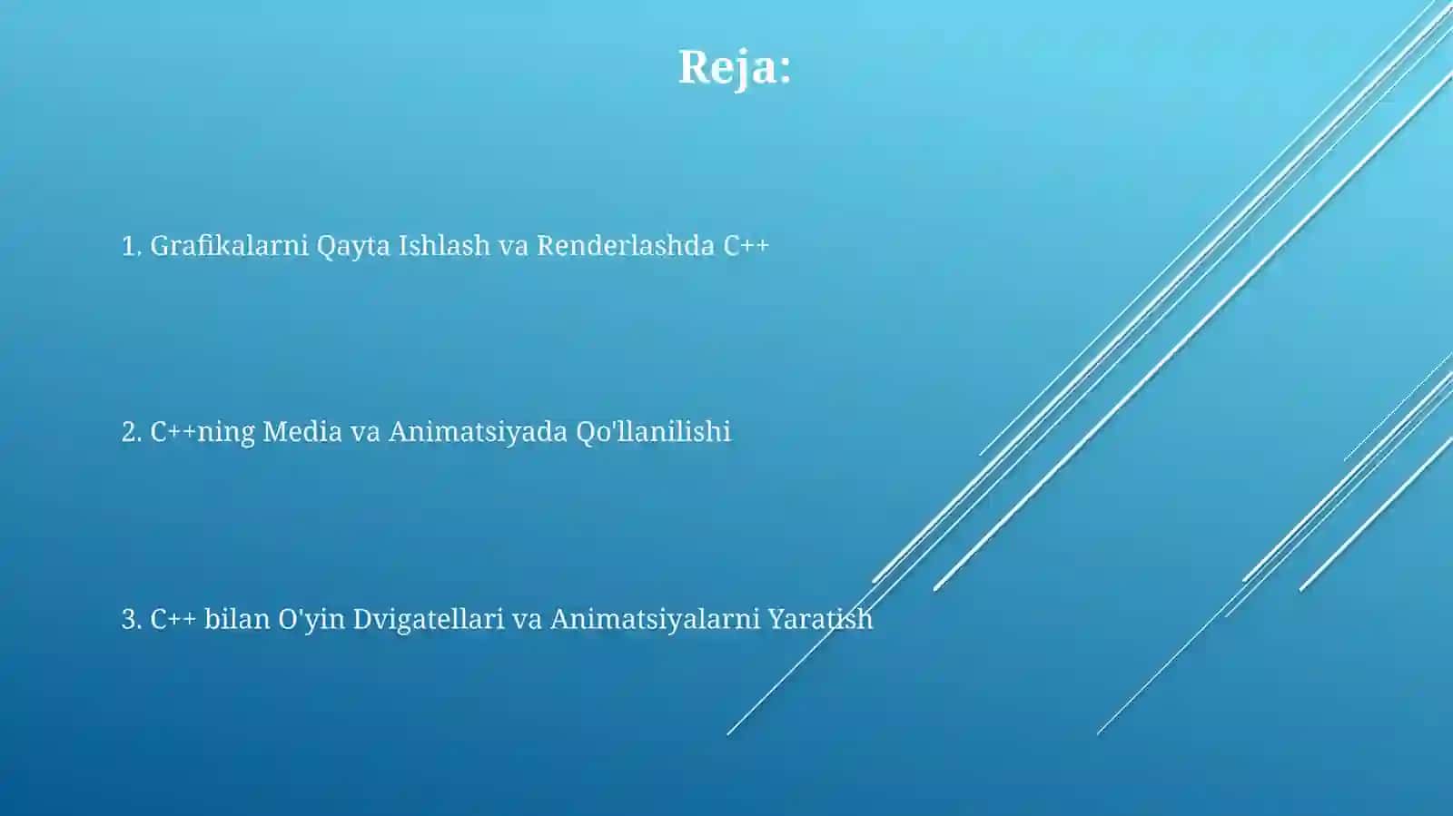C++ tilida media va animatsiya 2