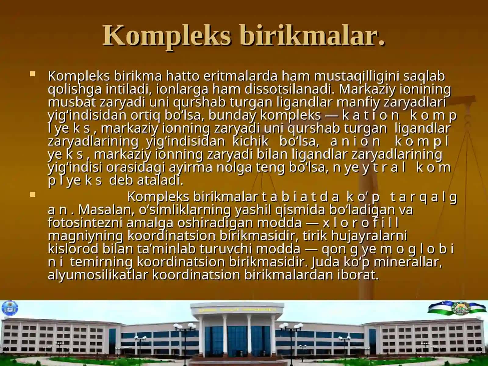 Kompleks birikmalar 2