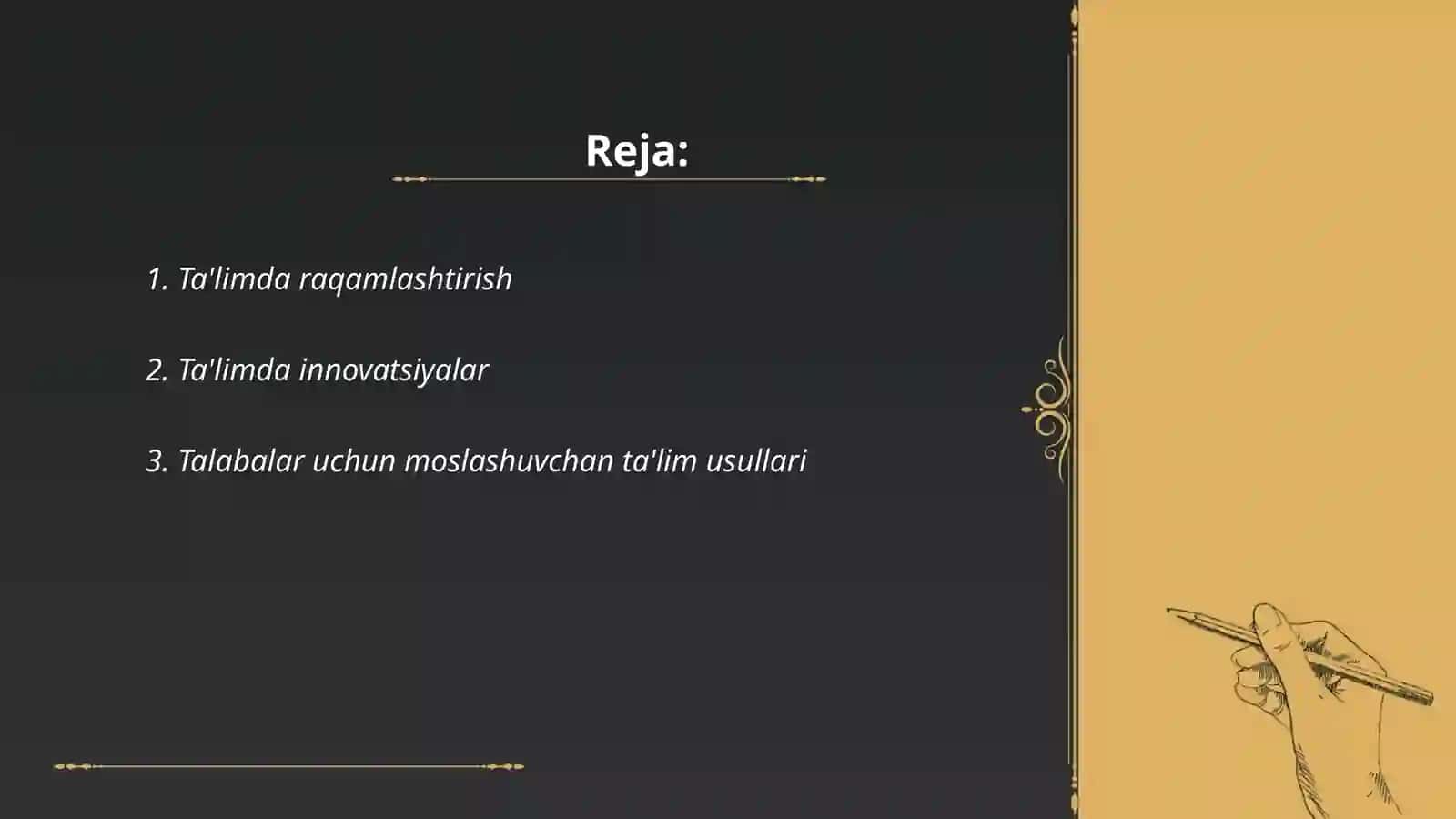 Ta’limning asosiy tendentsiyasi 2