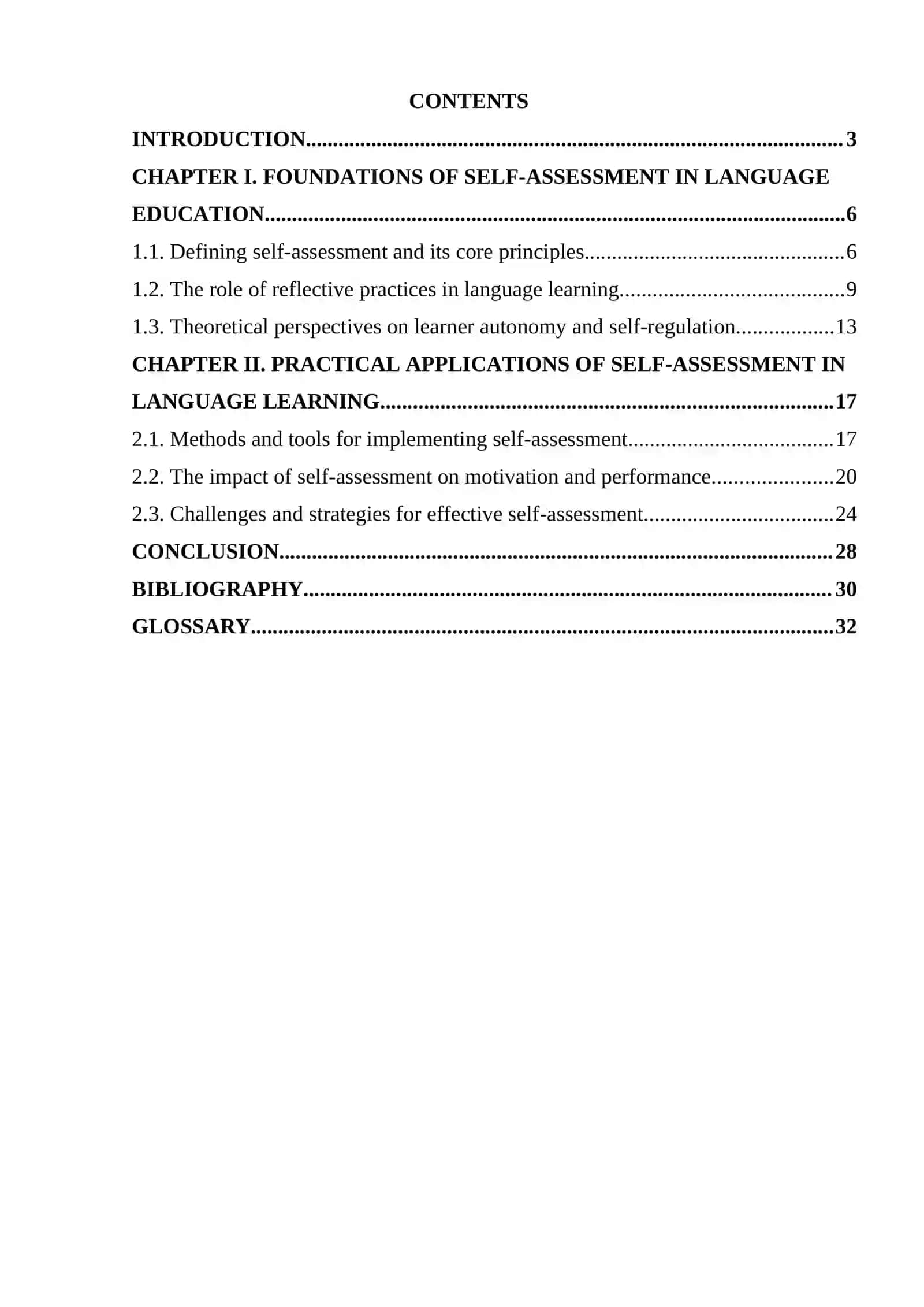 Course Paper: The Role of Self-Assessment in Language Learning 2