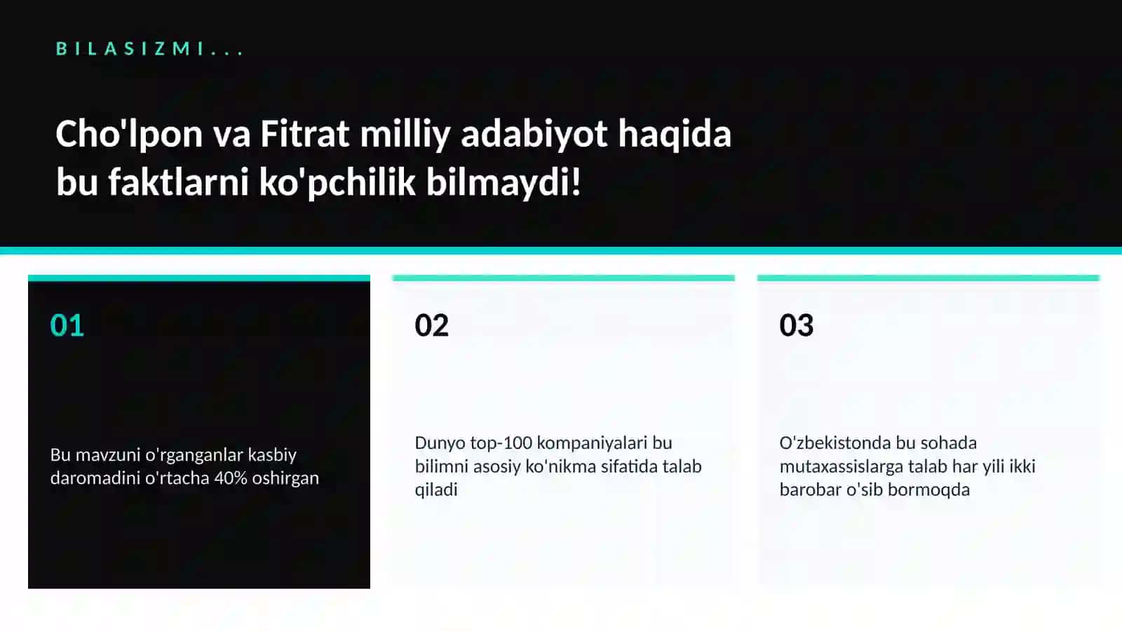 Cho'lpon va Fitrat milliy adabiyot 2