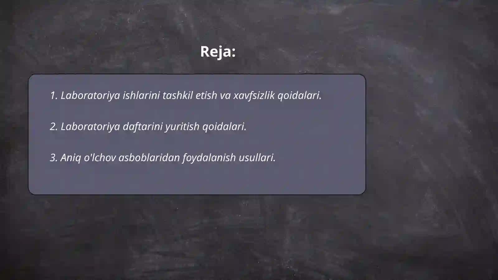 Laboratoriya ishlarini bajarish boʻyicha uslubiy qoʻllanmalar 2