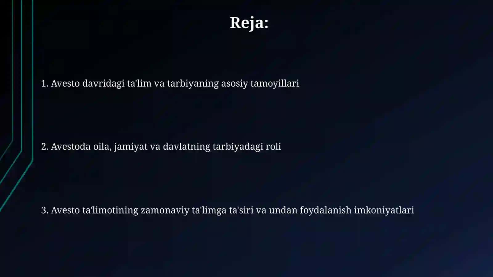 Avesto davridagi ta'lim va tarbiya 2