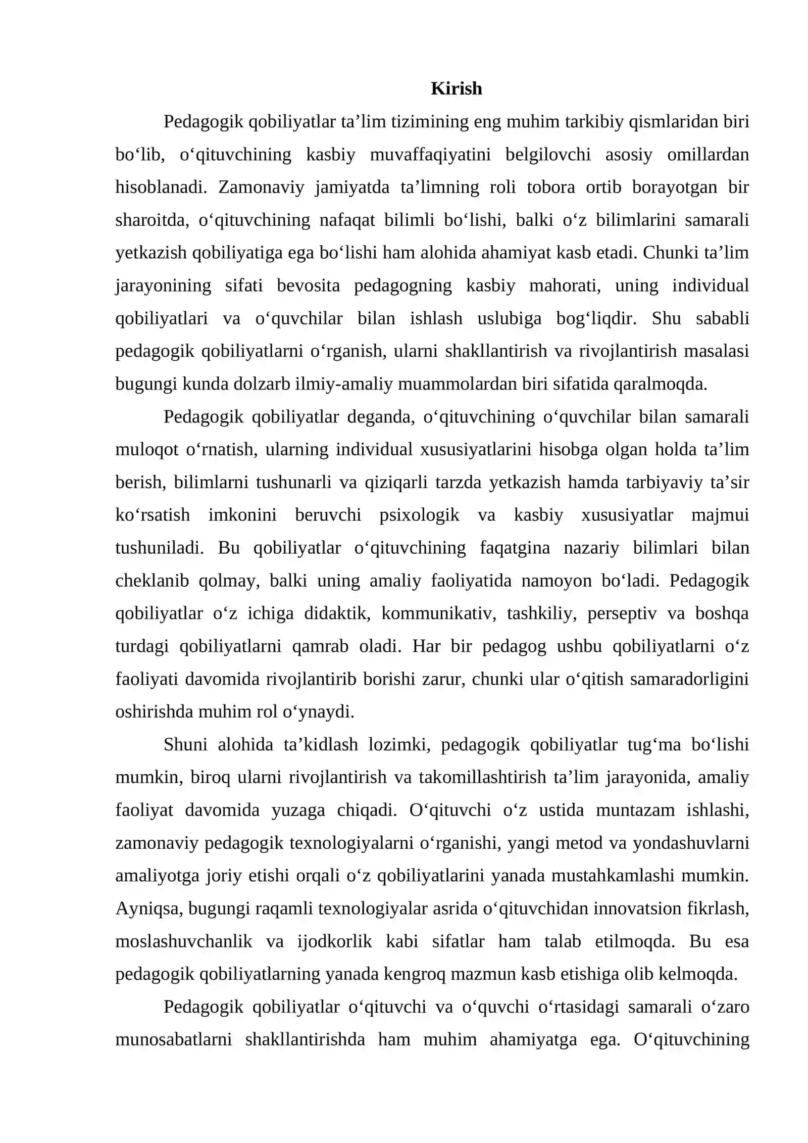 Pedagogik qobiliyatlar 2