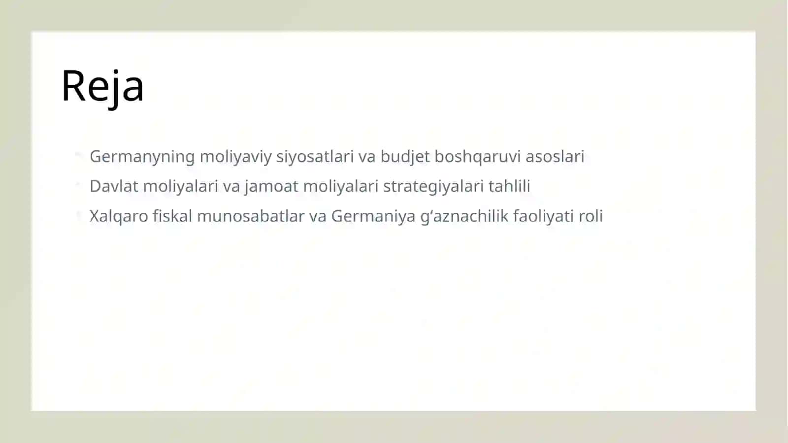 Germaniya gʻaznachilik faoliyati 2