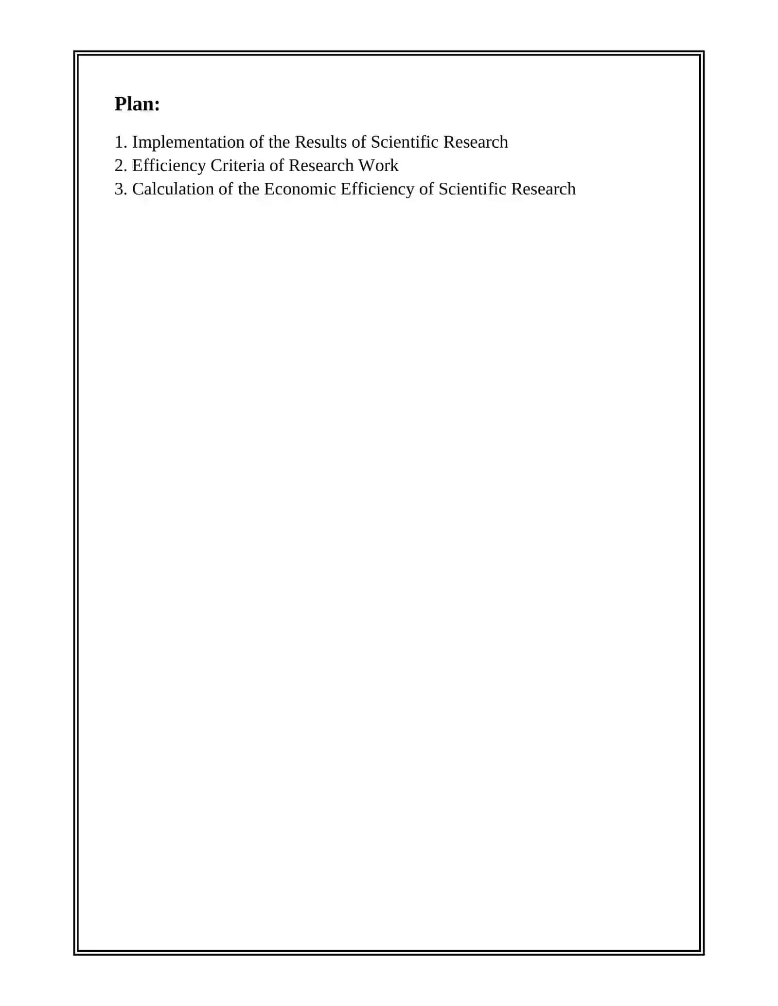 IMPLEMENTATION AND EFFECTIVENESS OF SCIENTIFIC RESEARCH 2