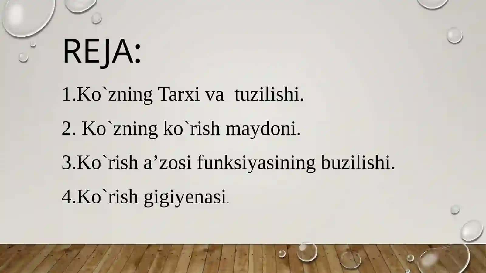 Ko`z va ko`rish 2