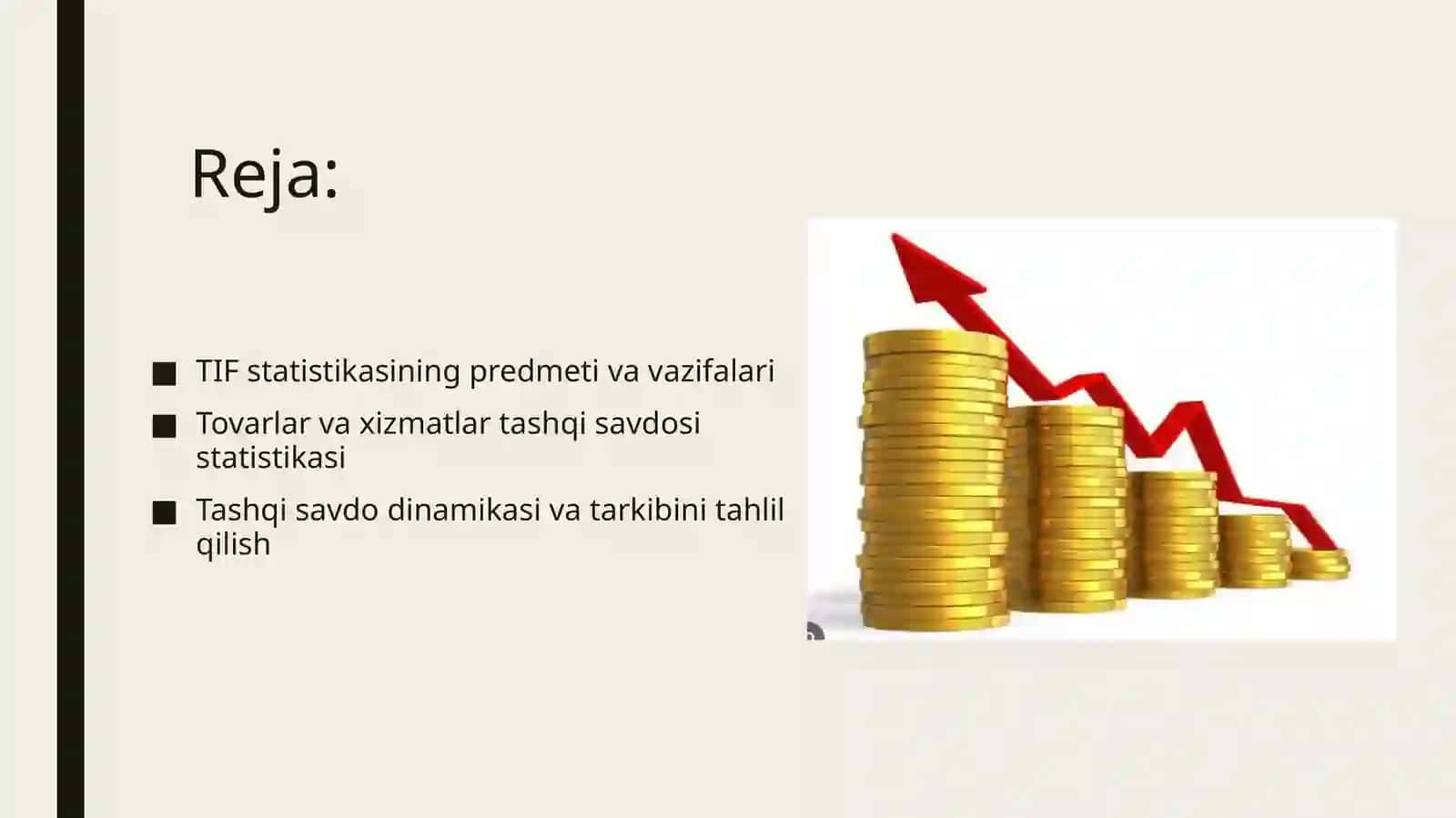 tashqi iqtisodiy faoliyat statistikasi 2