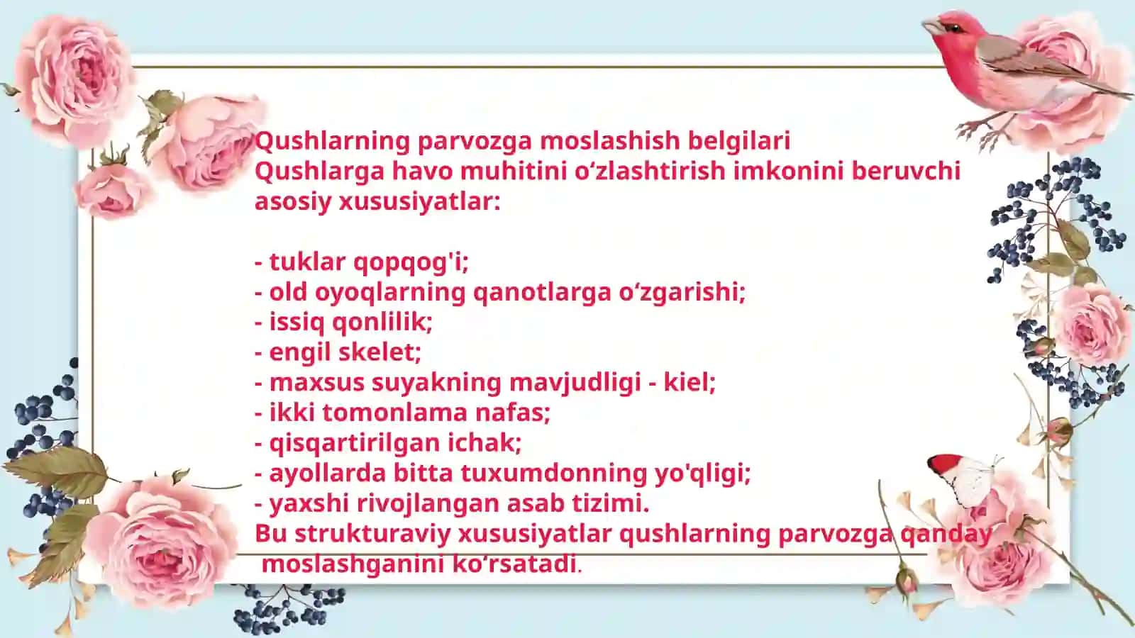 Qushlarninguchishgamosbelgilari,uchishxillari 2