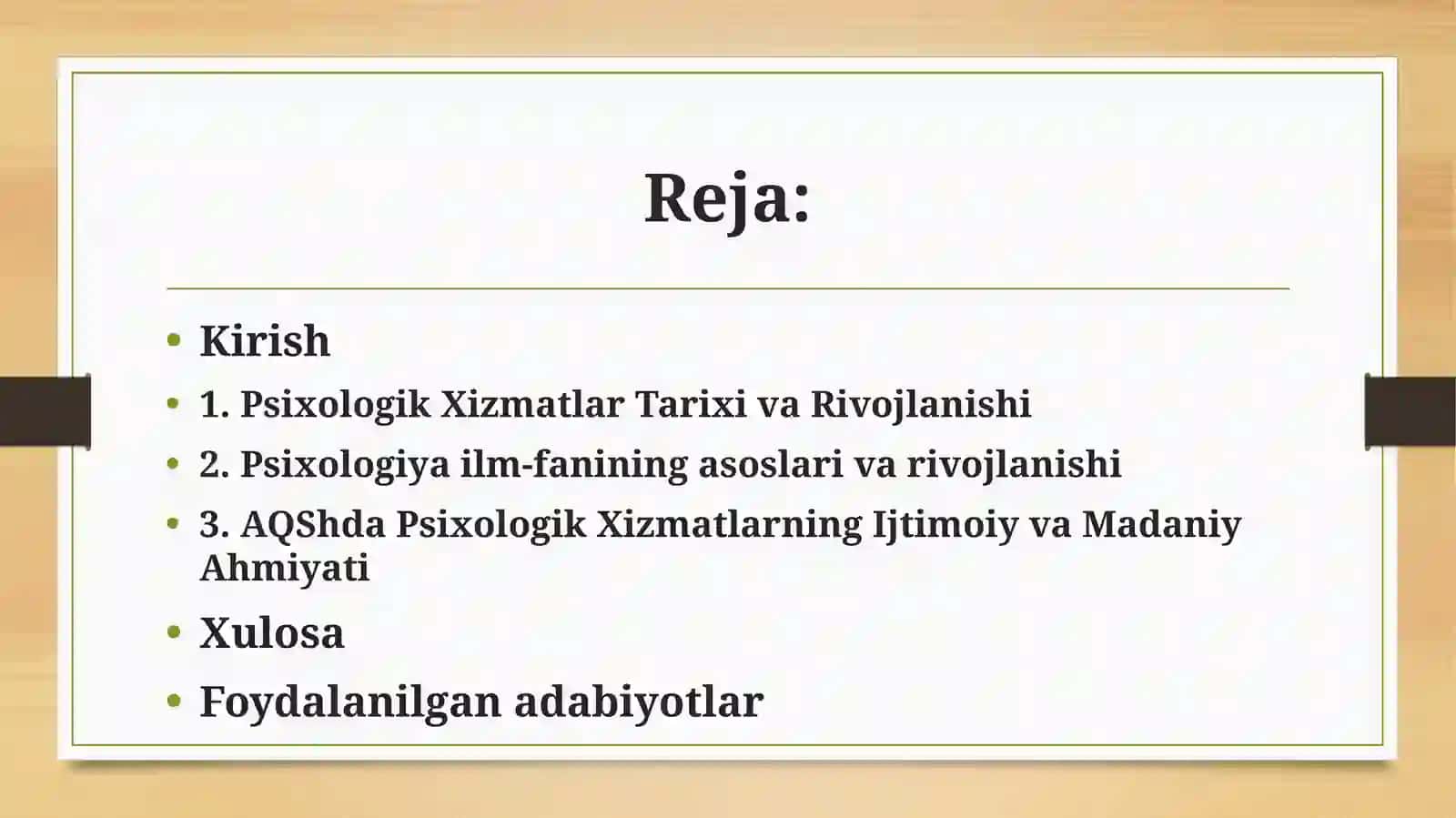 AQSHda psixologik xizmatining paydo bolish tarixi 2