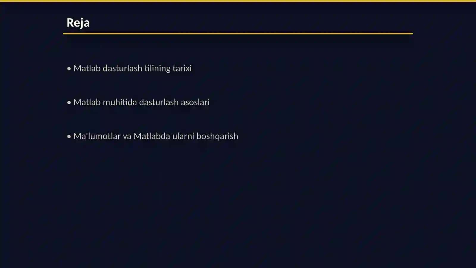 Matlabda dasturlash 2