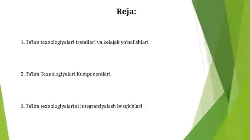 Seminar ta'lim texnologiyasining tarkibi va bosqichlari 2