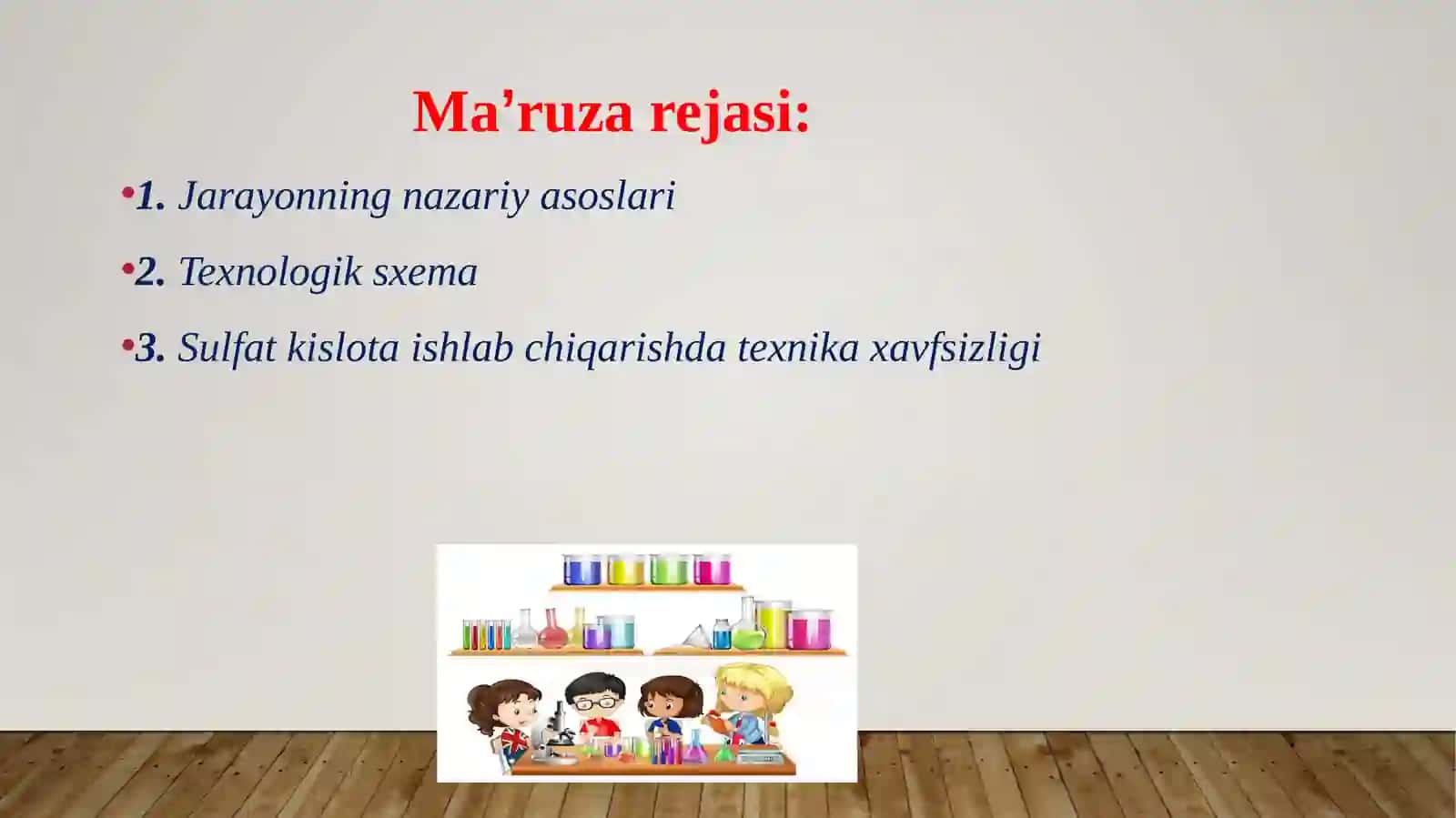 NITROZA USULI BILAN SULFAT KISLOTA ISHLAB CHIQARISH. ISHLAB CHIQARISH MINORALARI VA ULARNING TUZILISHI 2