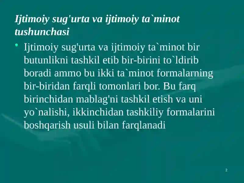 Mehnat qobiliyatini aniqlash bo`yicha vrachlik ekspertizasi. 2