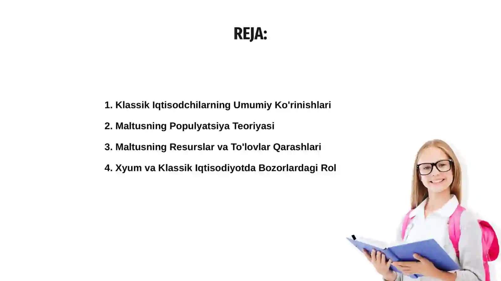 Klassik Iqtisodchilar: Maltus, Xyum qarashlari 2