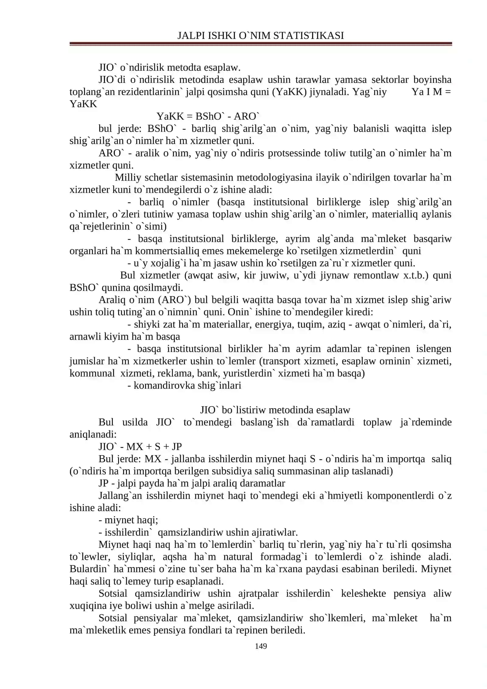 JALPI ISHKI O`NIM STATISTIKASI 2