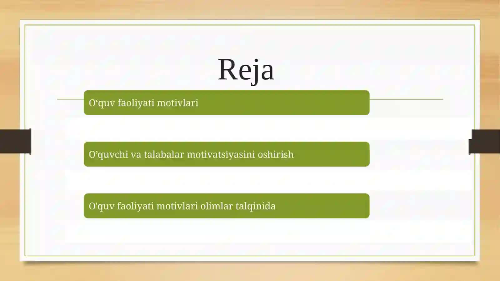 O'quv faoliyati motivlari 2