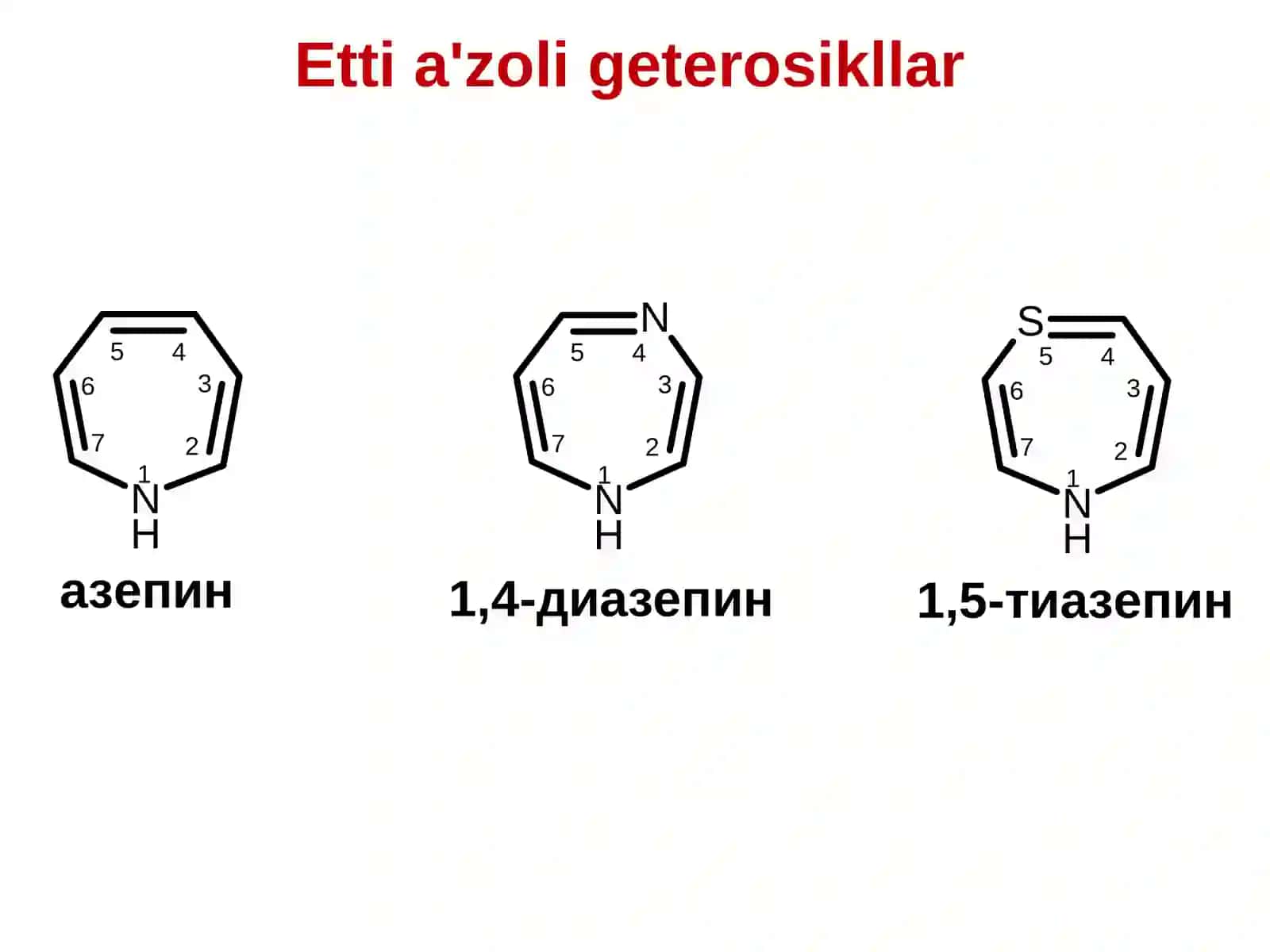 Geterotsiklik birikmalar 2