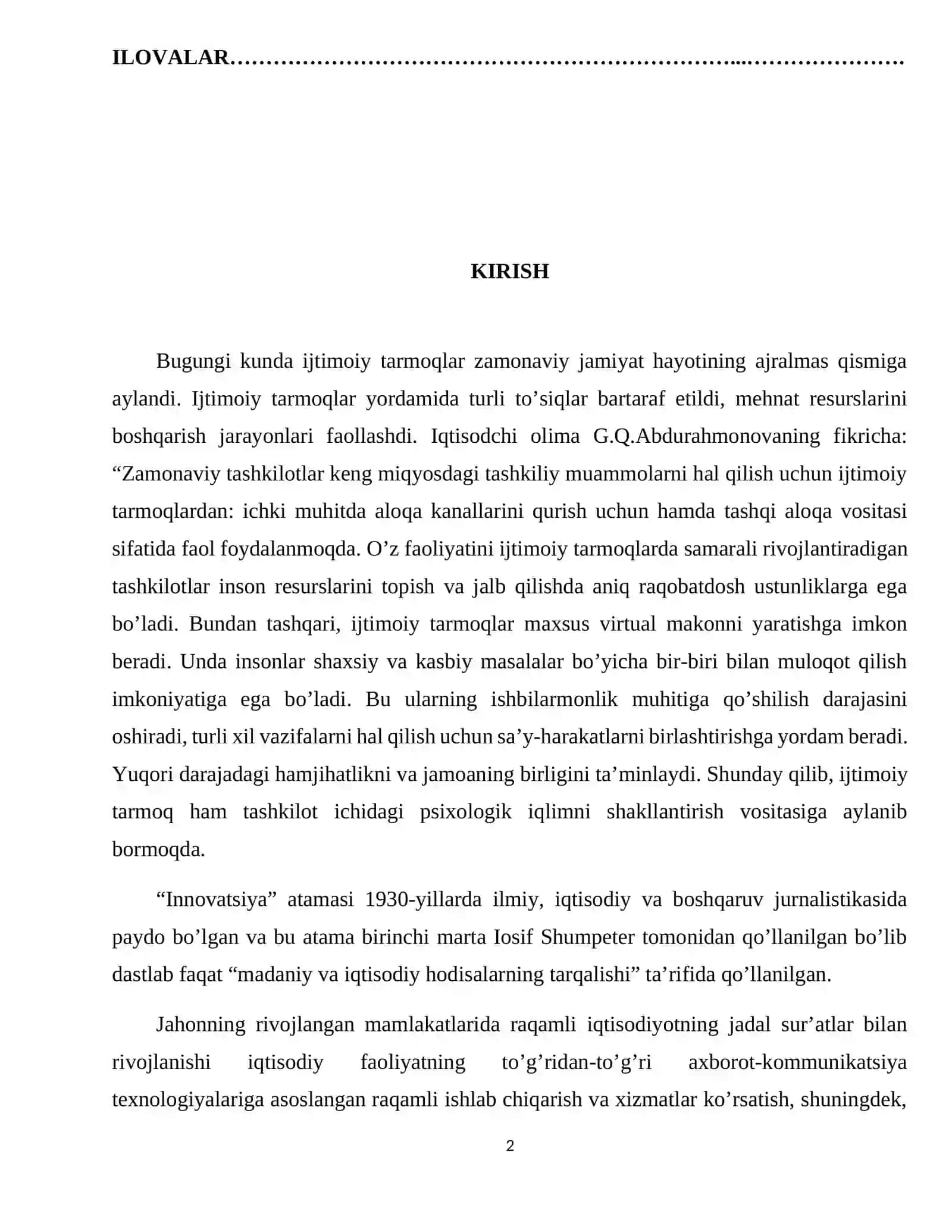 Inson Resurslarini Boshqarishda Innovatsiya 2