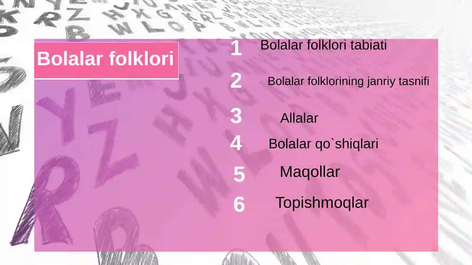 BOLALAR ADABIYOTI VA BOLALAR FOLKLORINING MUMTOZ ADABIYOT NAMUNALARI BILAN BOG’LIQLIGI 2