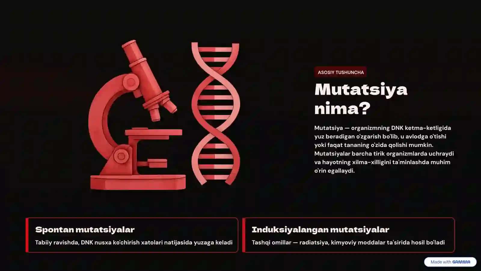 Mutatsiyalar 2