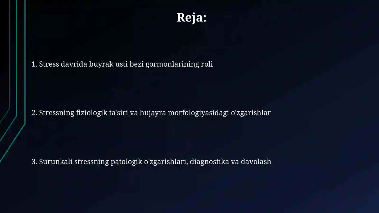Stress vaqtida buyrak usti bezi garmonning roli va hujayralarning morfologik ko'rinishi 2