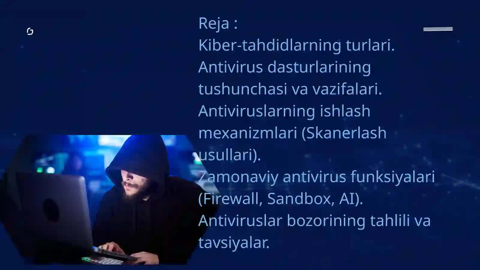 Antivirus dasturlaridan foydalanib axborotni himoyalash 2