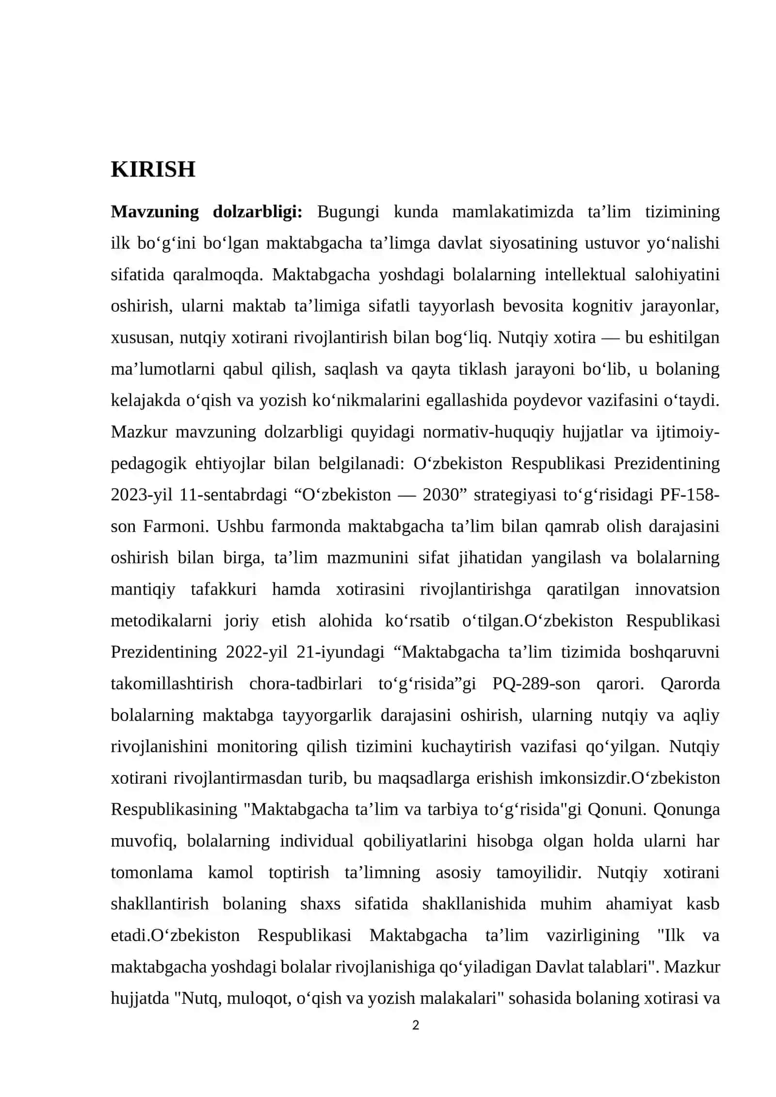 MAKTABGACHA YOSHDAGI BOLALARDA NUTQIY XOTIRA RIVOJLANISHINING NAZARIY ASOSLARI 2