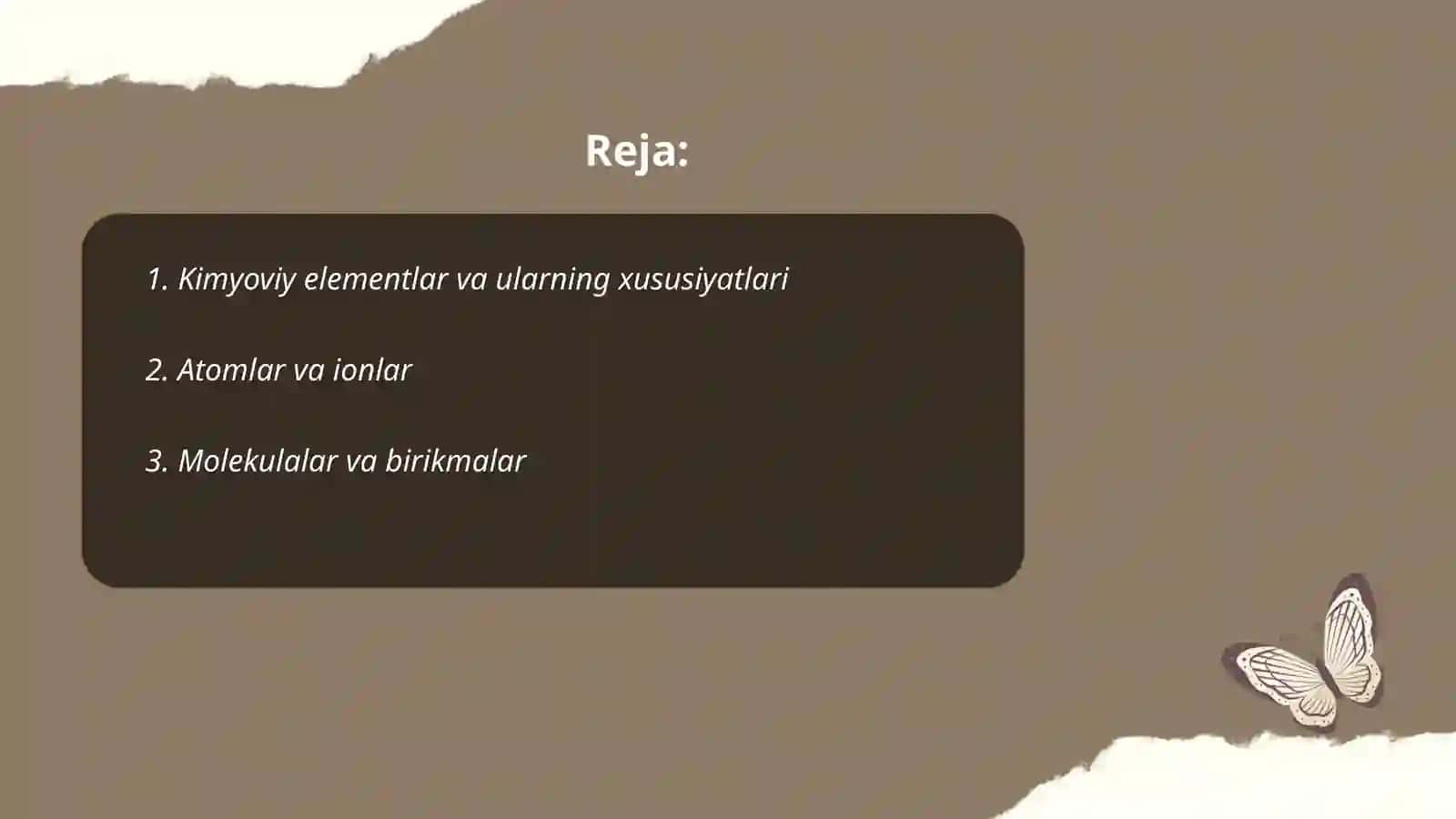 Kimyoviy elementlar va ularning xususiyatlari 2