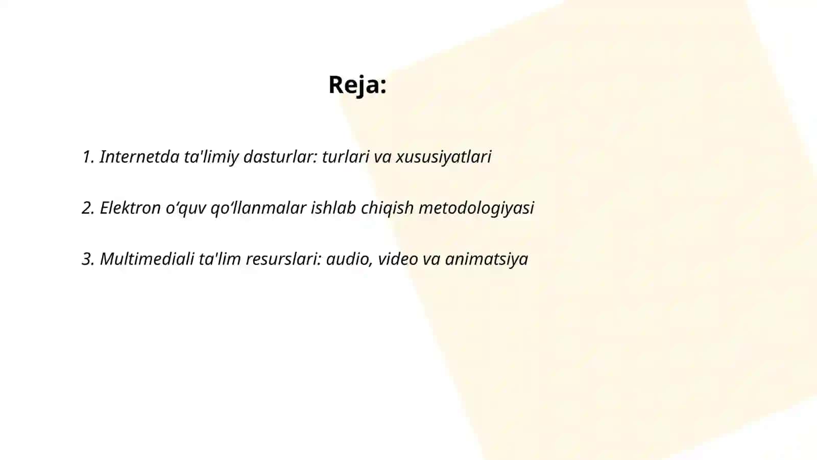 Internetda ta'limiy dasturlar 2
