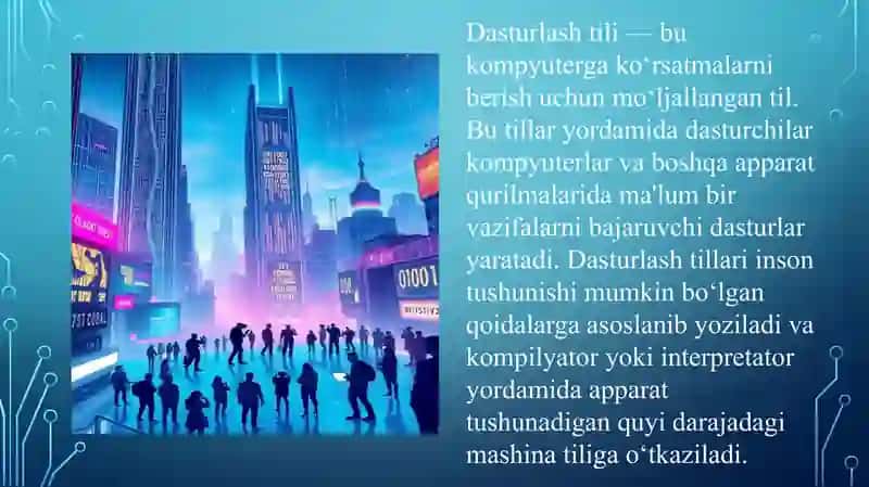 Dasturlash Tillari 2