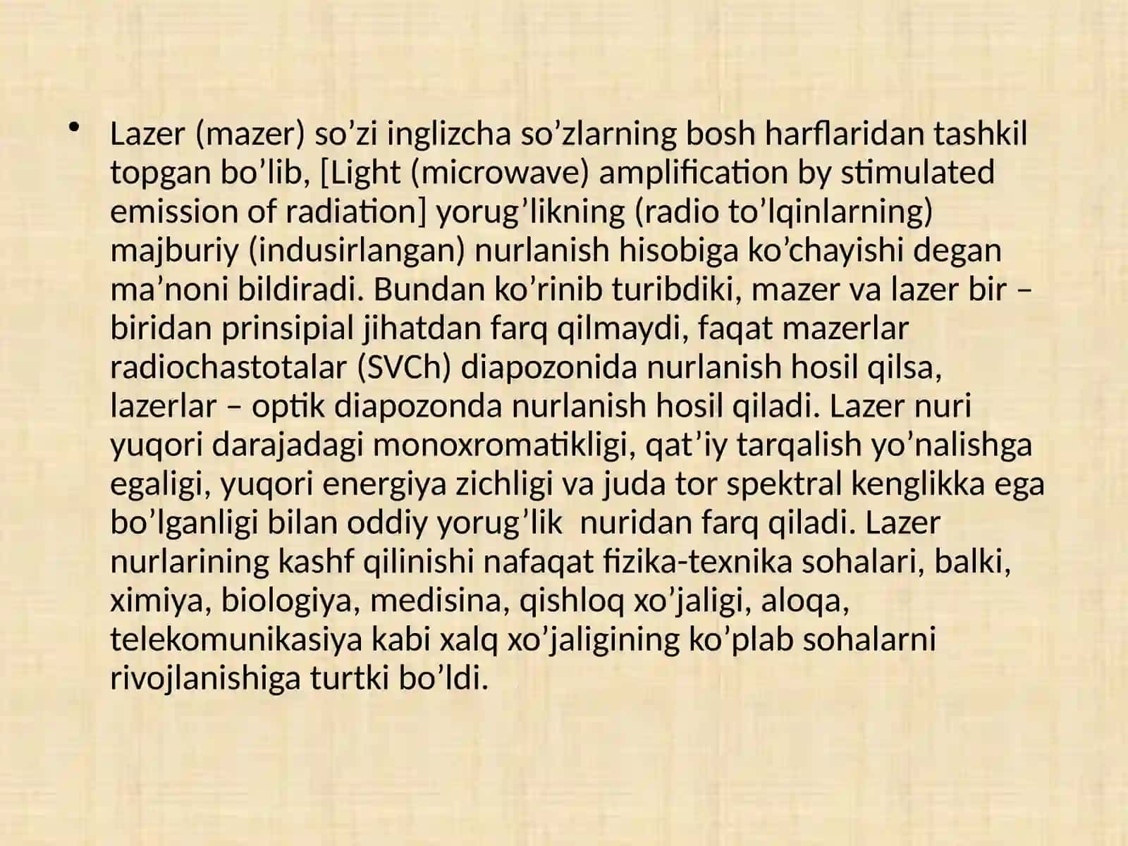 Lazerfizikasi 2