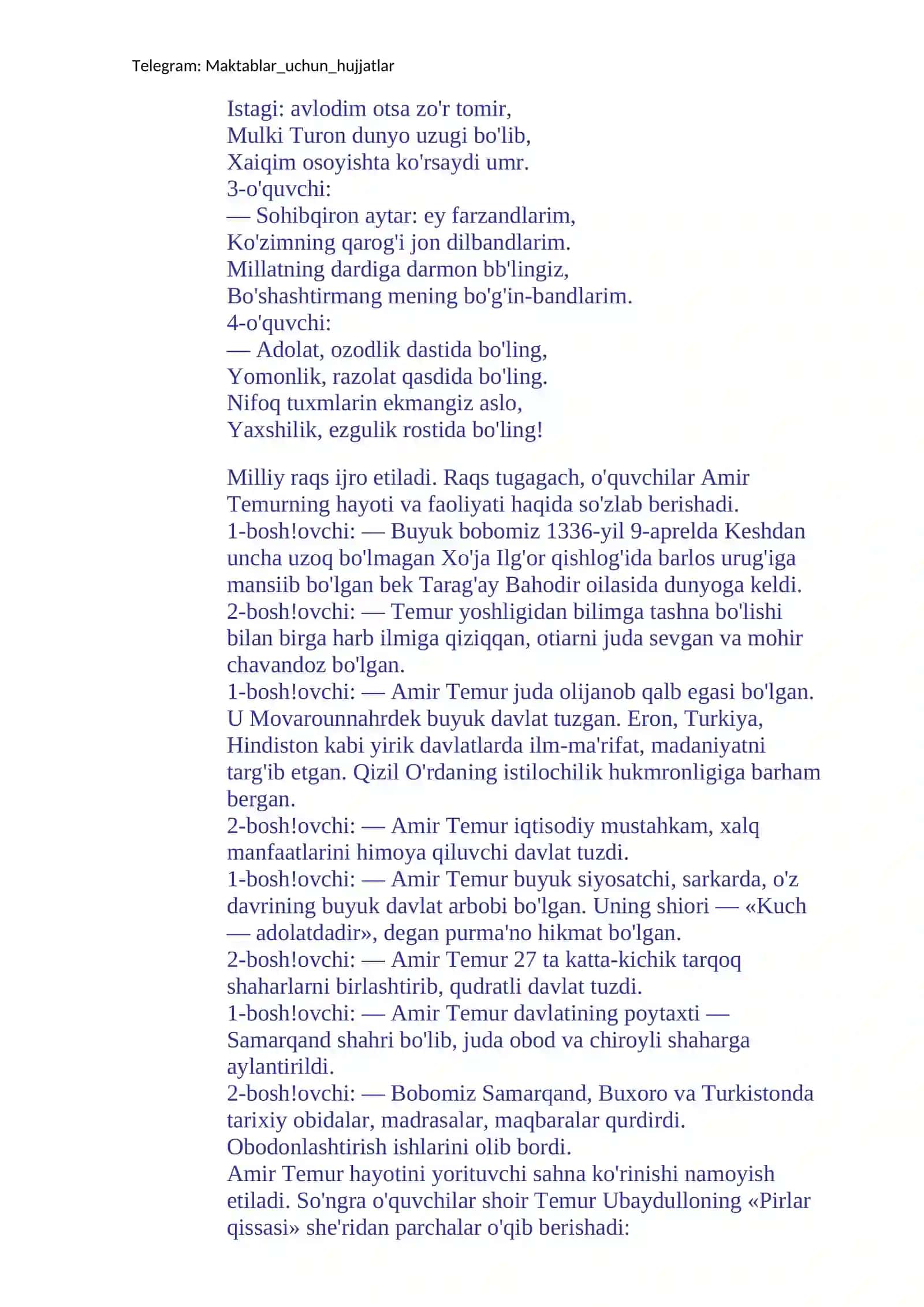 Amir Temur ajdodlarimiz 2