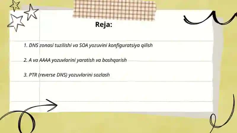 DNS server konfiguratsiyasi 2